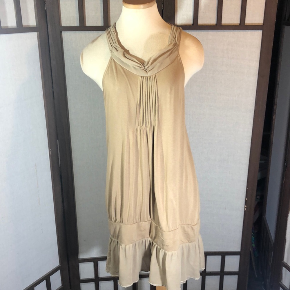 C.C. Outlaw dress sz L USA made/ tunic with band at bottom